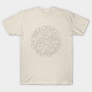 Geometric Exploration III - Artificial Life (inverted colors) T-Shirt